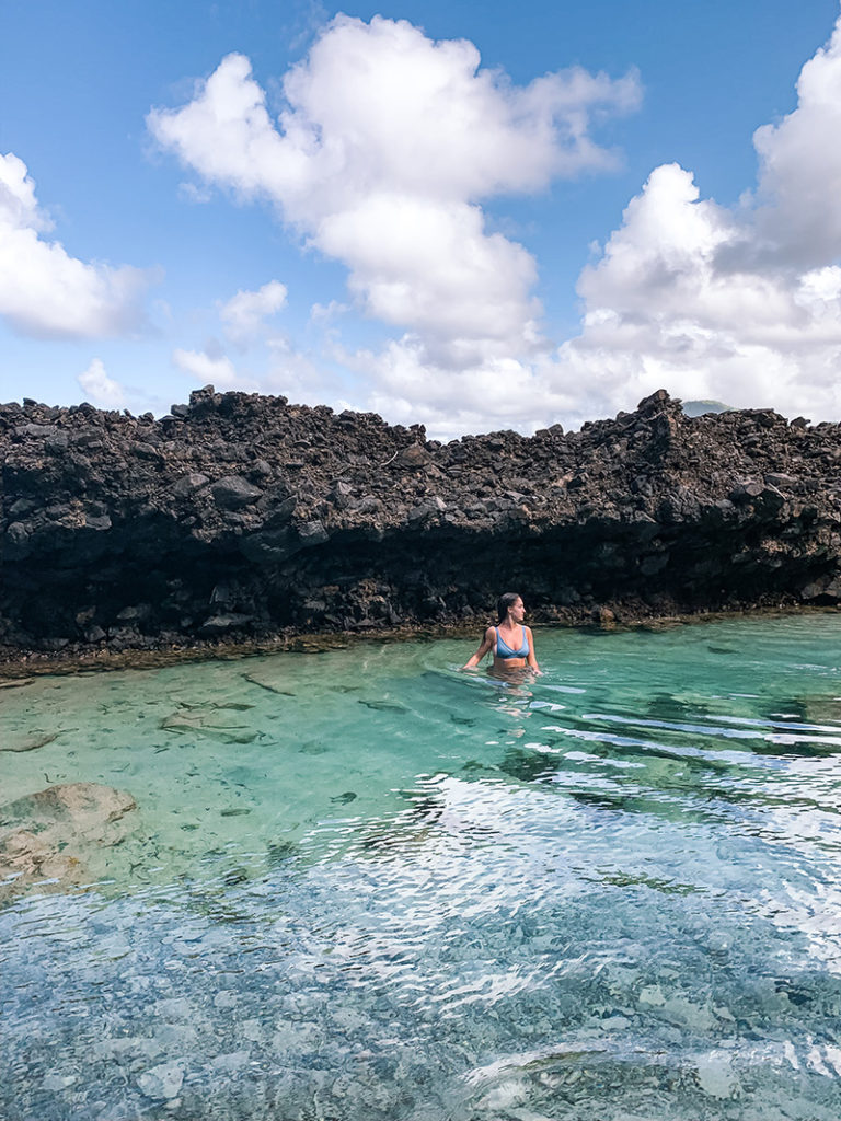 Michelle at the Annaly Bay Tide Pools - St. Croix, Virgin Islands