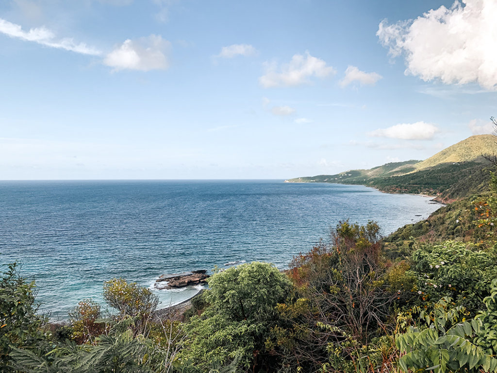 Coast View from the Trumbull Trail - St. Croix, Virgin Islands